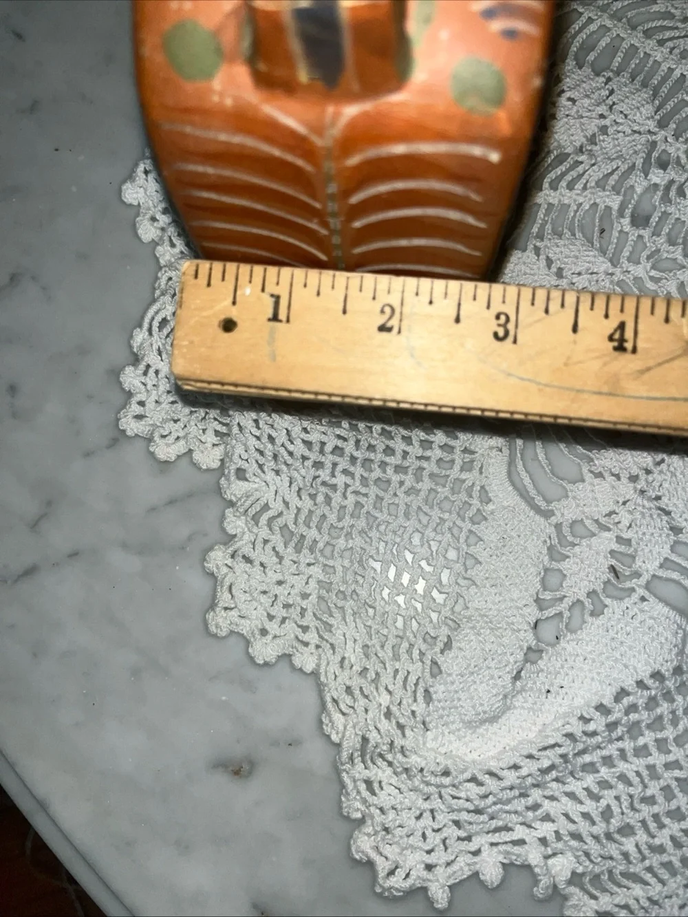 Vintage 10” Mexican Pottery Pitcher Southwest Boho Decor Floral Leaf Design